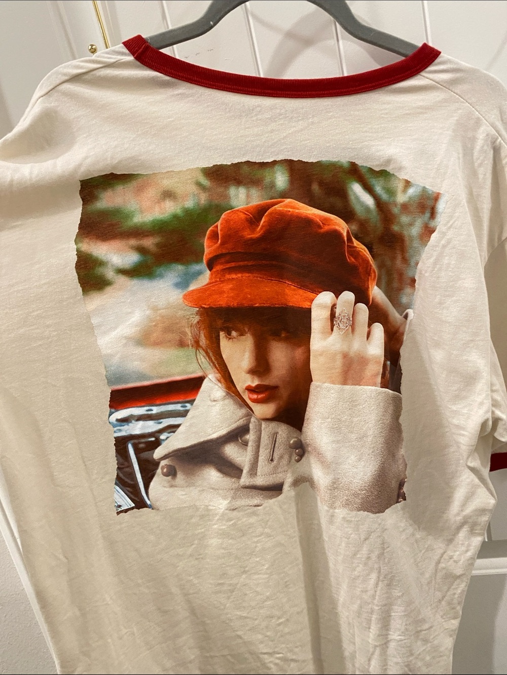 Red Taylor’s Version Cotton Ringer Tee 3XL